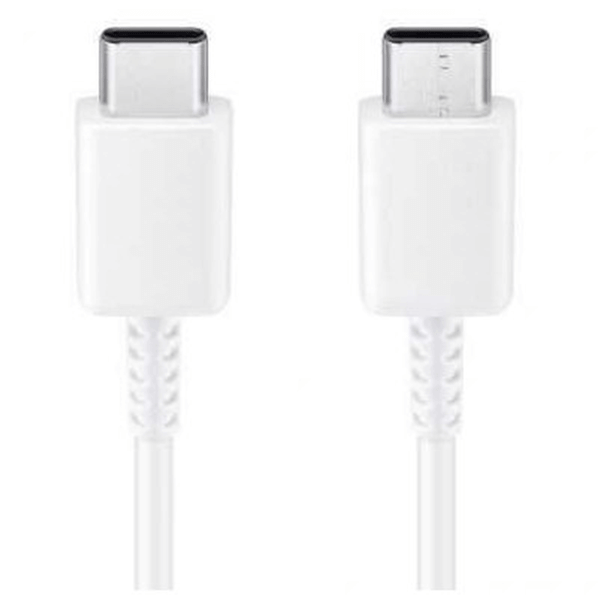 USB SAMSUNG ANDROID USB TYPE-C CABLE  (60 W) WHITE (EP-DA705BWRGRU) ( კაბელი)