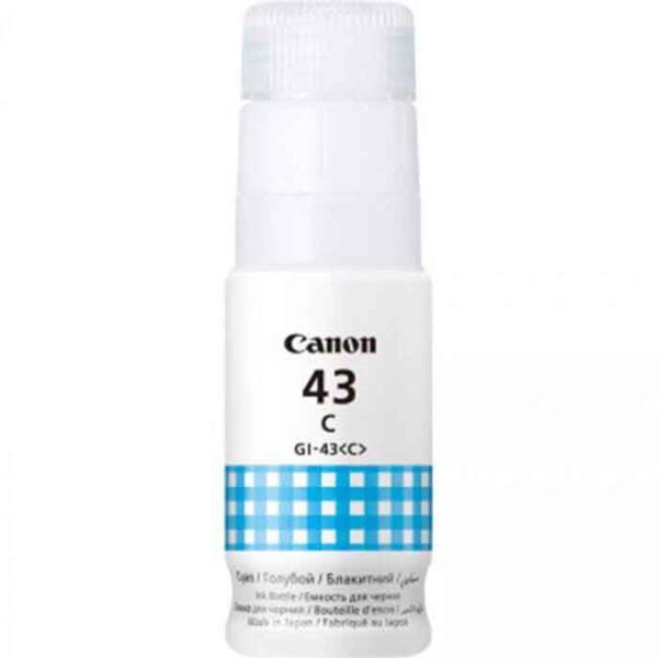 CANON CARTRIDGE ORIGINAL GI-43 CYAN FOR G540 AND G640  (8000 PAGES) 4672C001AA (კარტრიჯი)