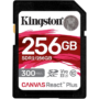KINGSTON CANVAS REACT PLUS SDR2/256GB (256 GB) (მეხსიერების ბარათი)