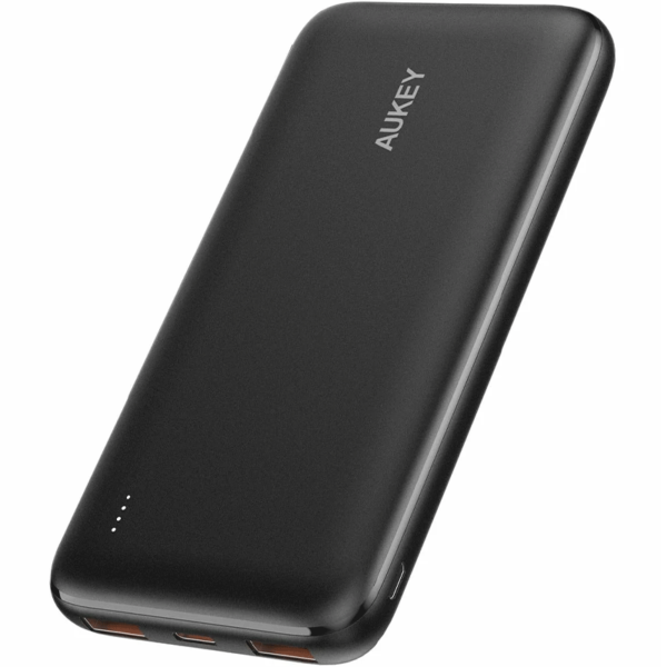 AUKEY PB-N73C 10000MAH 18W PD POWER BANK WITH INTEGRATED USB-C CABLE